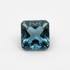 Swiss Blue Topaz 10PC Tiny 3x3 MM Square Faceted Blue Fiery Semi Precious Loose Gemstone