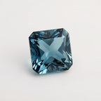 Swiss Blue Topaz 1PC Tiny 5x5 MM Square Faceted Blue Sparkling Semi Precious Gems