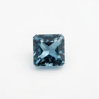 Swiss Blue Topaz 1PC Tiny 6x6 MM Square Faceted Blue Polished Semi Precious Loose Gems