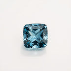 Swiss Blue Topaz 1PC Small 8x8 MM Square Faceted Blue Luster Semi Precious Loose Gemstones