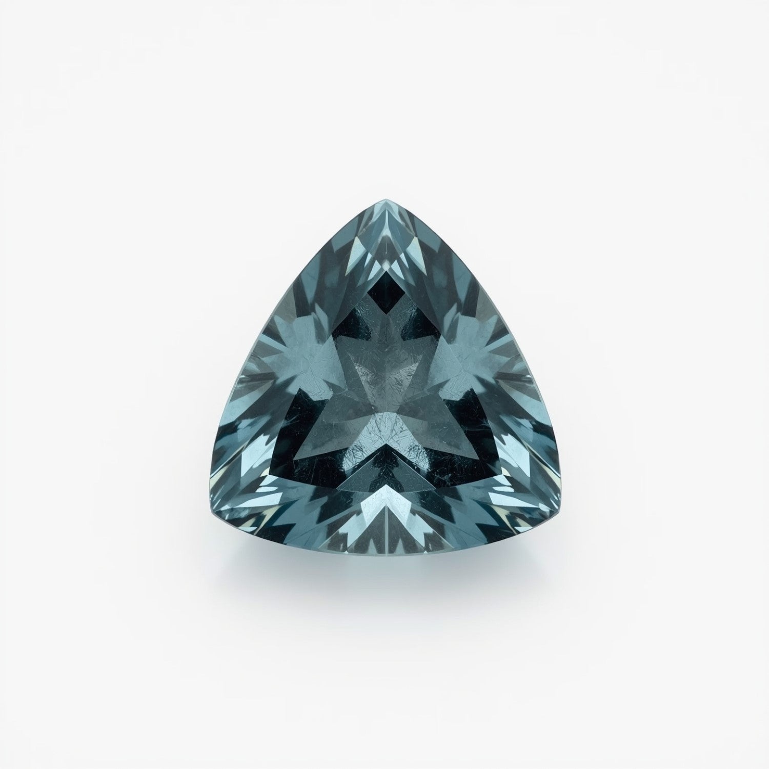 Swiss Blue Topaz 1PC Large 11x11 MM Triangle Faceted Blue Fine Semi Precious Loose Gemstone
