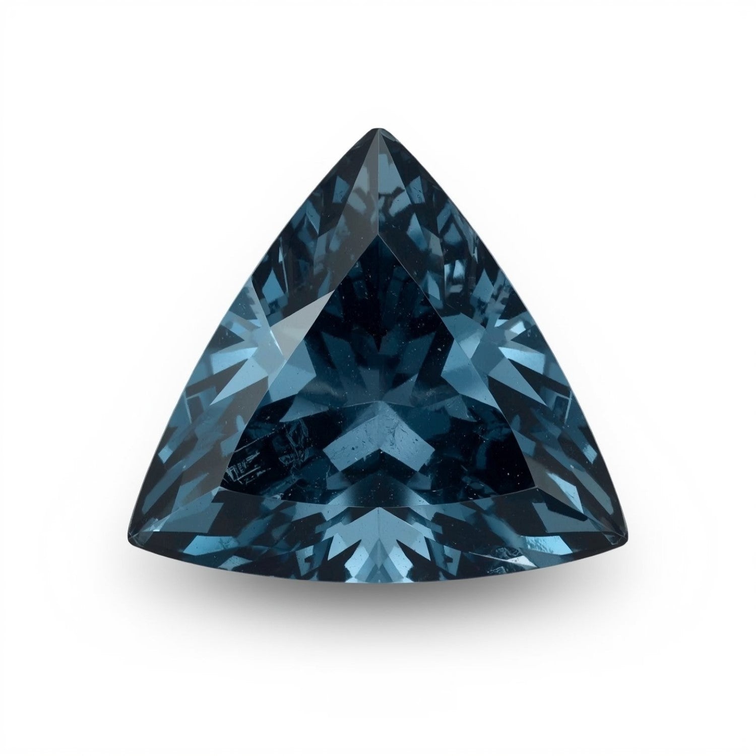 Swiss Blue Topaz 1PC Chunky 14x14 MM Triangle Faceted Blue Genuine Semi Precious Loose Gems Secondary image