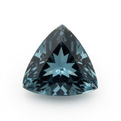 Swiss Blue Topaz 1PC Chunky 16x16 MM Triangle Faceted Blue Pure Semi Precious Loose Gemstones