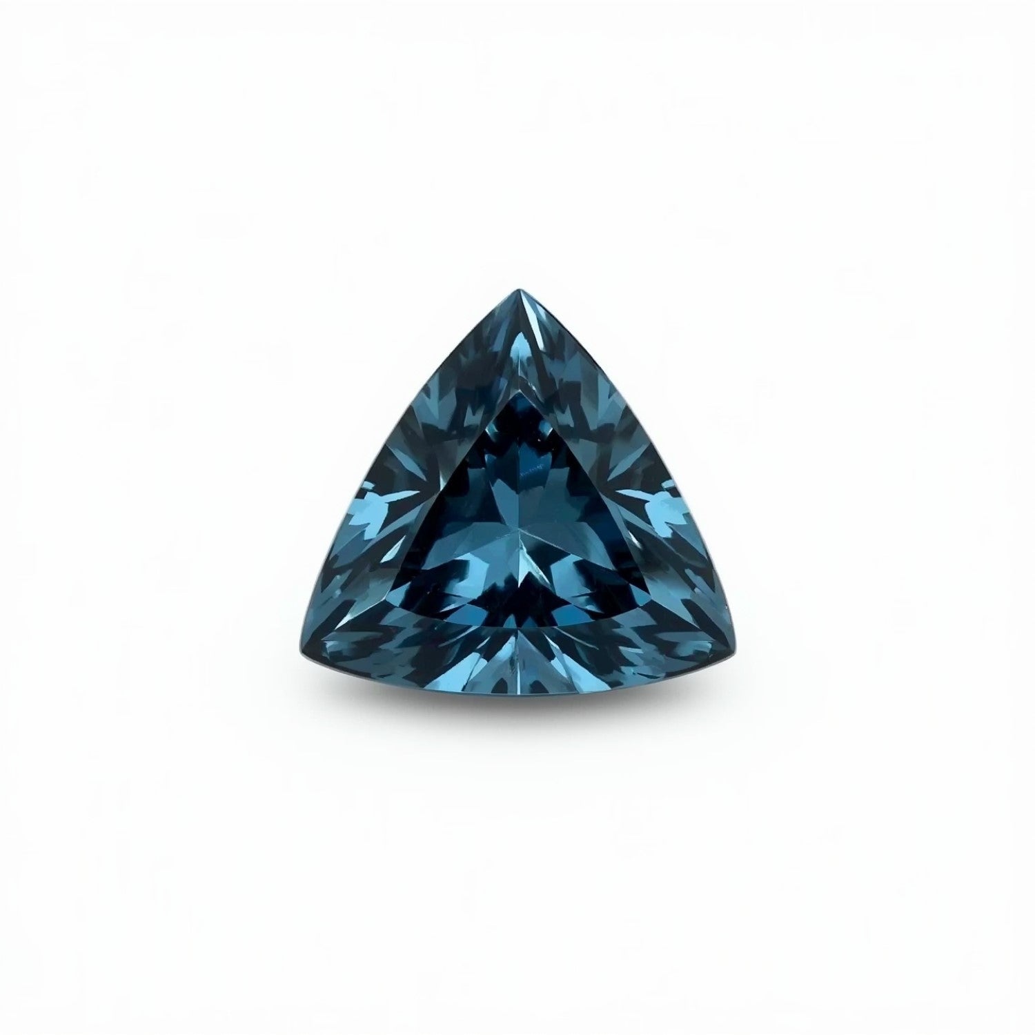 Swiss Blue Topaz 1PC Tiny 5x5 MM Triangle Faceted Blue Sparkling Semi Precious Gems Главное изображение товара