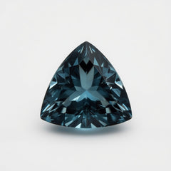Swiss Blue Topaz 1PC Tiny 5x5 MM Triangle Faceted Blue Sparkling Semi Precious Gems