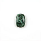 Serpentine 1PC Small 5x10 MM Baguette Cabochon Green Luster semi Precious Loose Gemstones