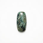 Serpentine 1PC Medium 7x14 MM Baguette Cabochon Green Shine semi Precious Precious Gemstone