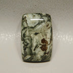 Serpentine 1PC Medium 7x14 MM Baguette Cabochon Green Shine semi Precious Precious Gemstone