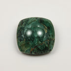 Serpentine 1PC Large 10x10 MM Cushion Cabochon Green High-Quality semi Precious Loose Gemstones
