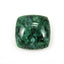 Serpentine 1PC Large 11x11 MM Cushion Cabochon Green Natural semi Precious Semi Precious Gemstone