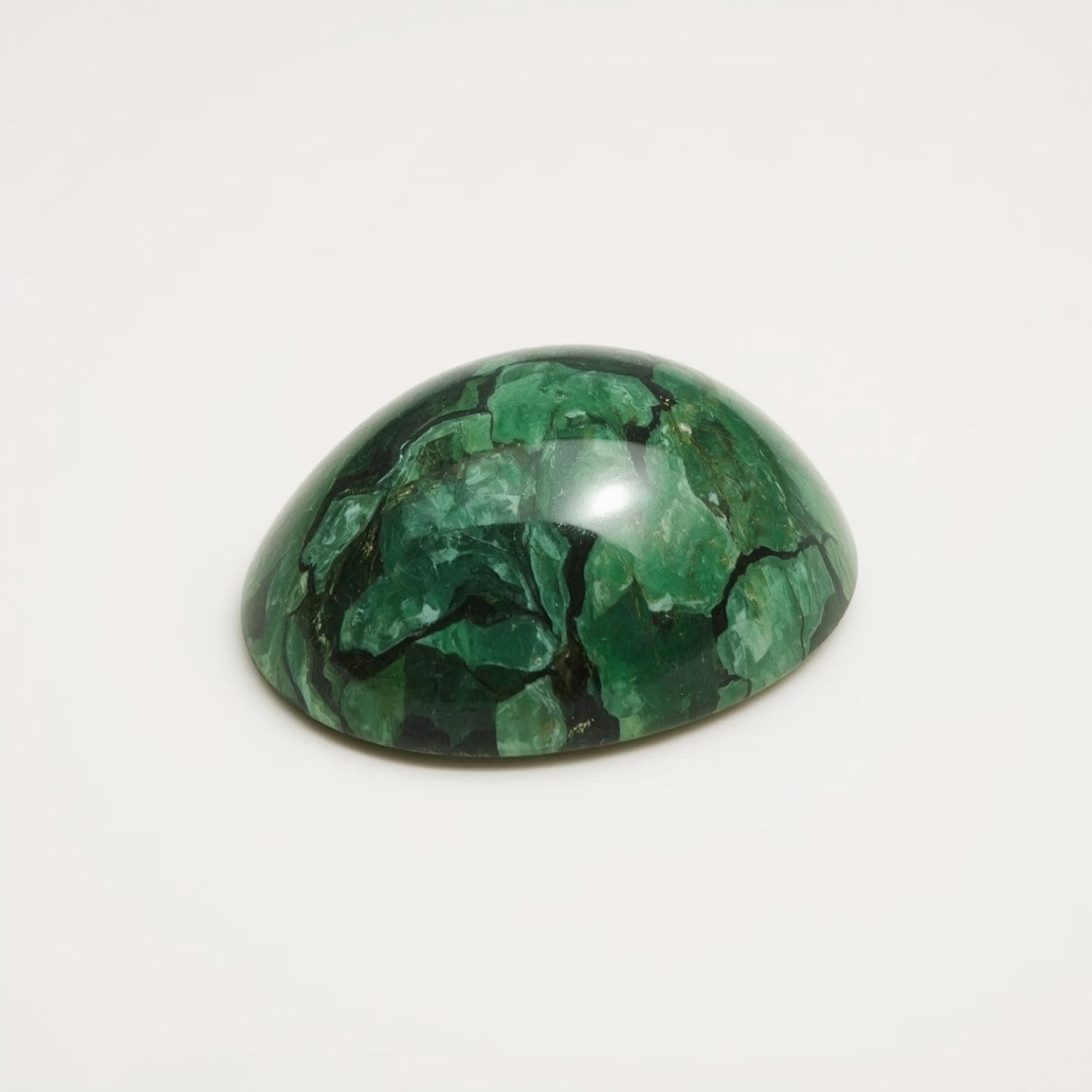 Serpentine 1PC Large 11x11 MM Cushion Cabochon Green Natural semi Precious Semi Precious Gemstone