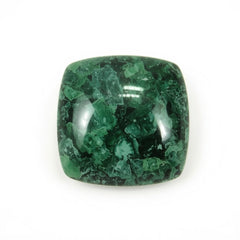 Serpentine 1PC Small 7x7 MM Cushion Cabochon Green Lustrous semi Precious Gems
