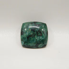 Serpentine 1PC Small 8x8 MM Cushion Cabochon Green Shine semi Precious Loose Gems