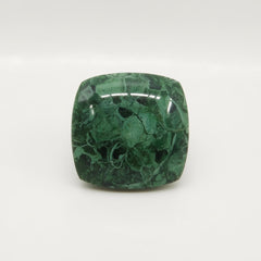 Serpentine 1PC Medium 9x9 MM Cushion Cabochon Green Fine semi Precious Loose Gemstone
