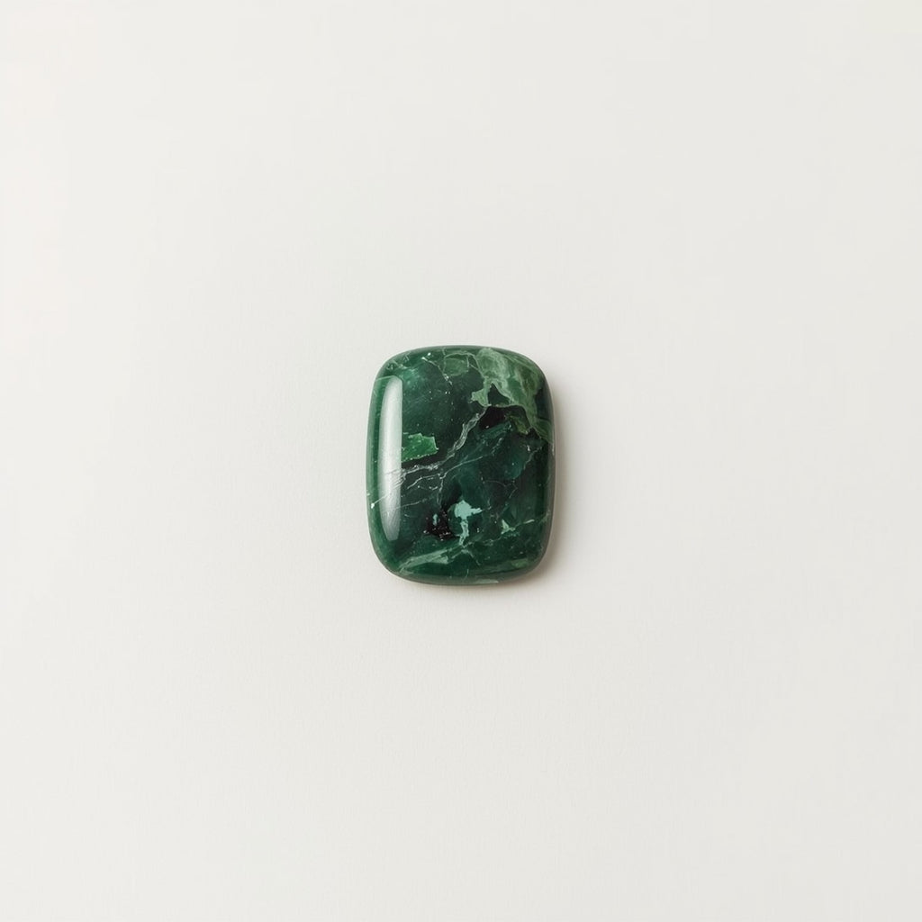Serpentine 10PC Tiny 3x5 MM Emerald Cabochon Green Shine semi Precious Precious Gemstone