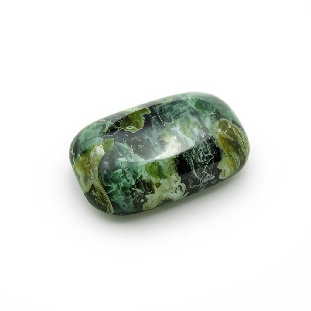Serpentine 1PC Tiny 5x7 MM Emerald Cabochon Green High-Quality semi Precious Loose Gems