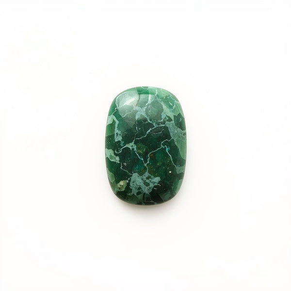 Serpentine 1PC Large 8x12 MM Emerald Cabochon Green Sparkling semi Precious Loose Gemstone