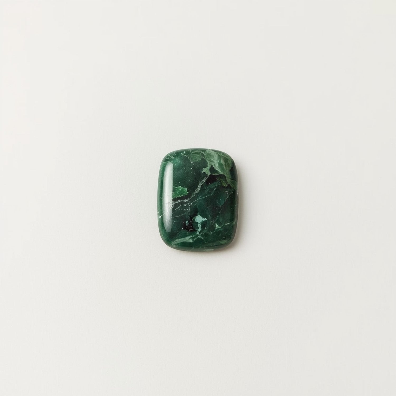 Serpentine 1PC Large 8x12 MM Emerald Cabochon Green Sparkling semi Precious Loose Gemstone