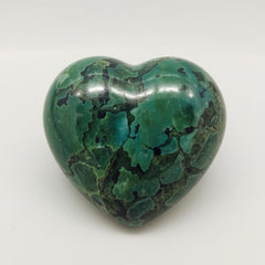 Serpentine 1PC Large 11x11 MM Heart Cabochon Green Luster semi Precious Precious Gemstone