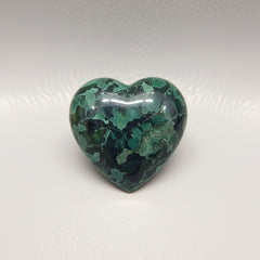 Serpentine 1PC Small 7x7 MM Heart Cabochon Green Brilliant semi Precious Loose Gems
