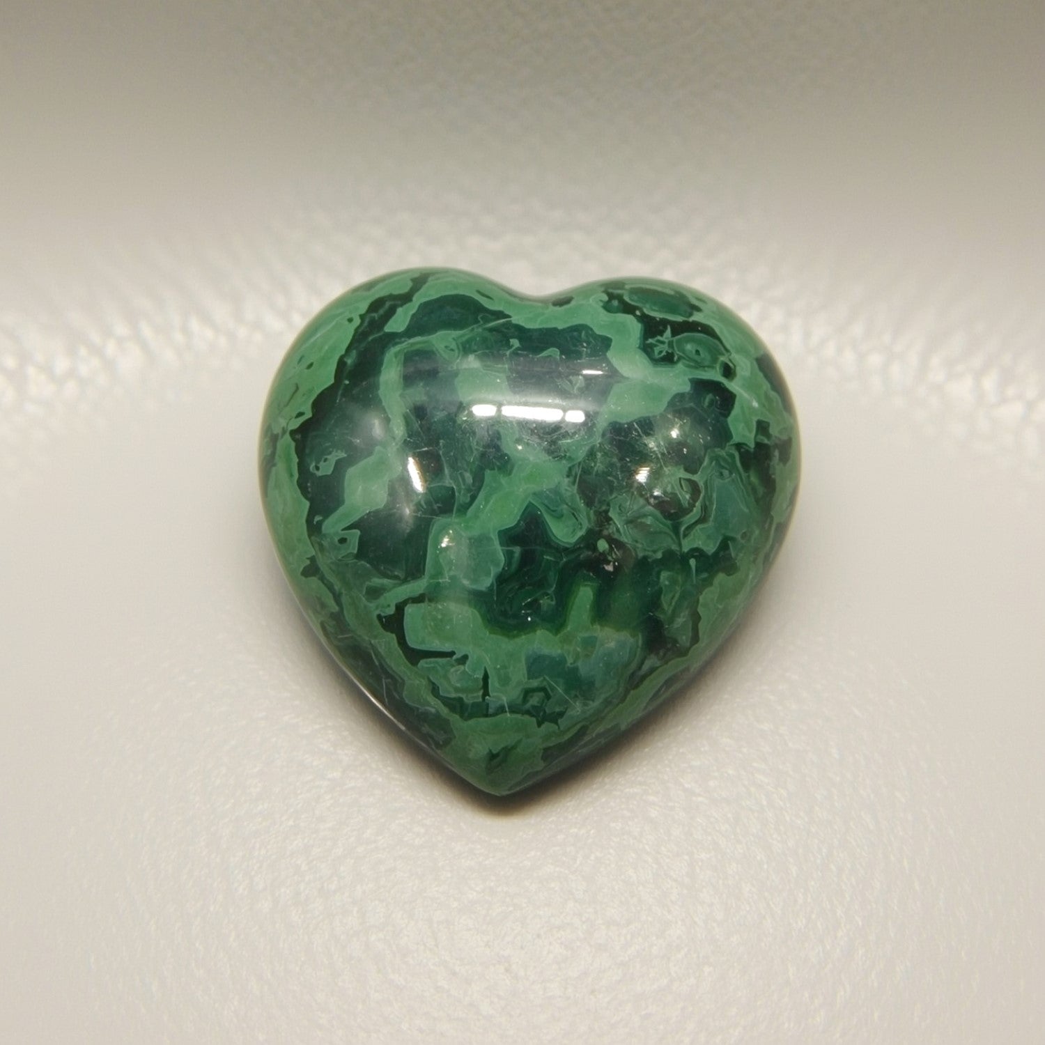 Serpentine 1PC Small 7x7 MM Heart Cabochon Green Brilliant semi Precious Loose Gems