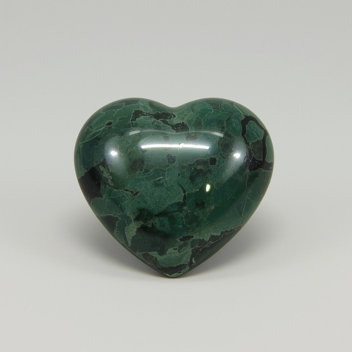 Serpentine 1PC Medium 9x9 MM Heart Cabochon Green Polished semi Precious Loose Gemstones
