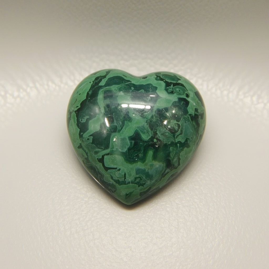 Serpentine 1PC Medium 9x9 MM Heart Cabochon Green Polished semi Precious Loose Gemstones