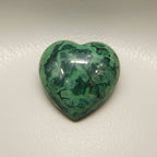 Serpentine 1PC Medium 9x9 MM Heart Cabochon Green Polished semi Precious Loose Gemstones