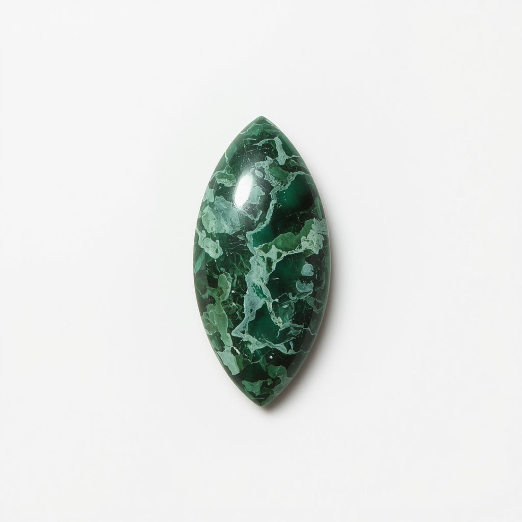 Serpentine 10PC Tiny 3x6 MM Marquise  Cabochon Green Shine semi Precious Loose Gems