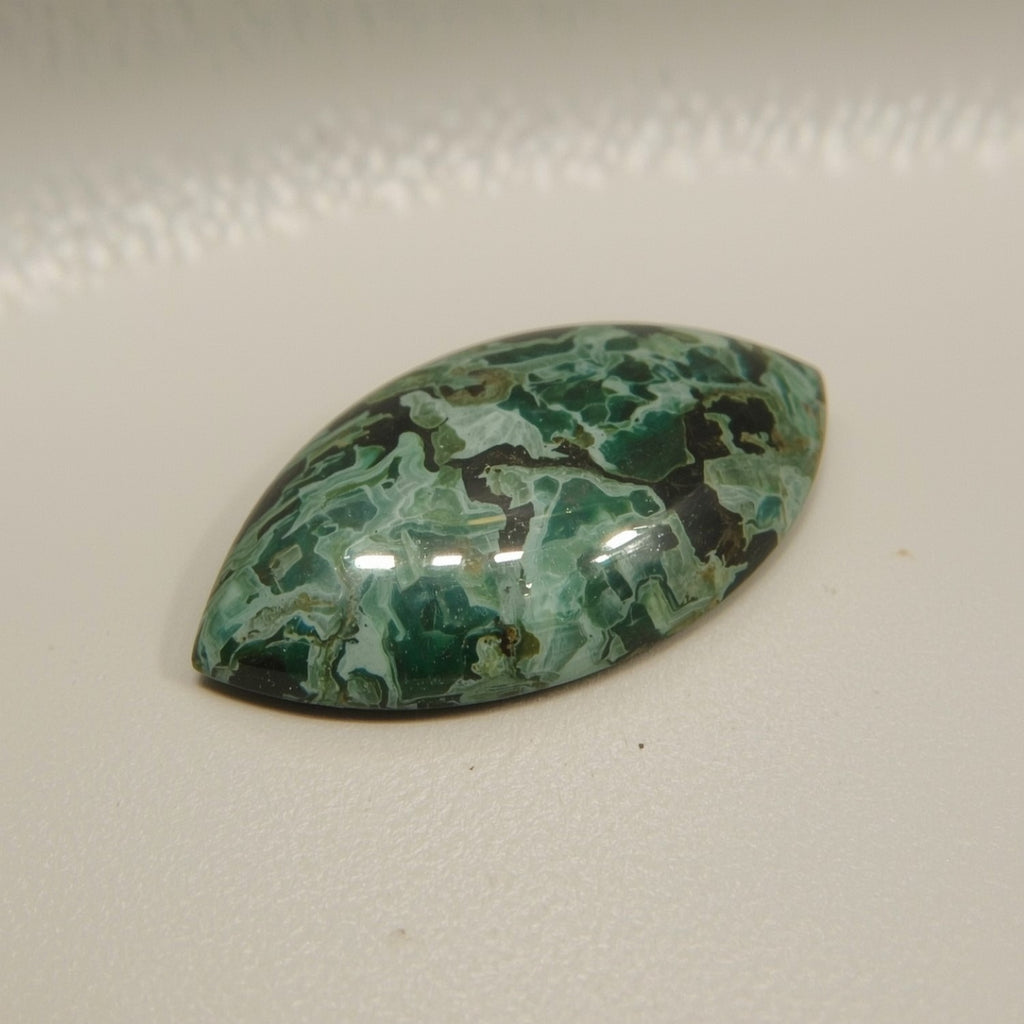 Serpentine 10PC Tiny 3x6 MM Marquise  Cabochon Green Shine semi Precious Loose Gems