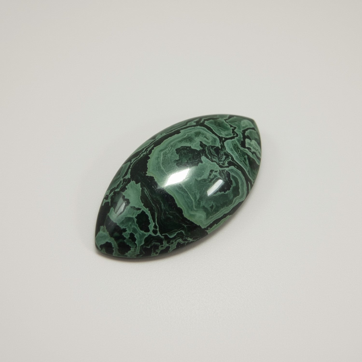 Serpentine 10PC Tiny 4x8 MM Marquise  Cabochon Green Fine semi Precious Loose Gemstone メイン画像