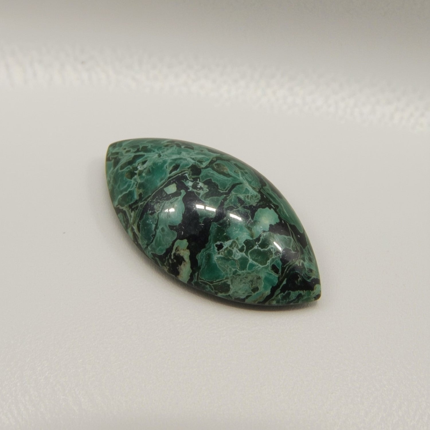 Serpentine 1PC Small 5x10 MM Marquise  Cabochon Green High-Quality semi Precious Loose Gemstones