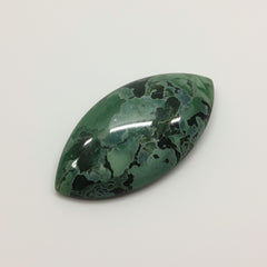 Serpentine 1PC Small 6x12 MM Marquise  Cabochon Green Natural semi Precious Semi Precious Gemstone