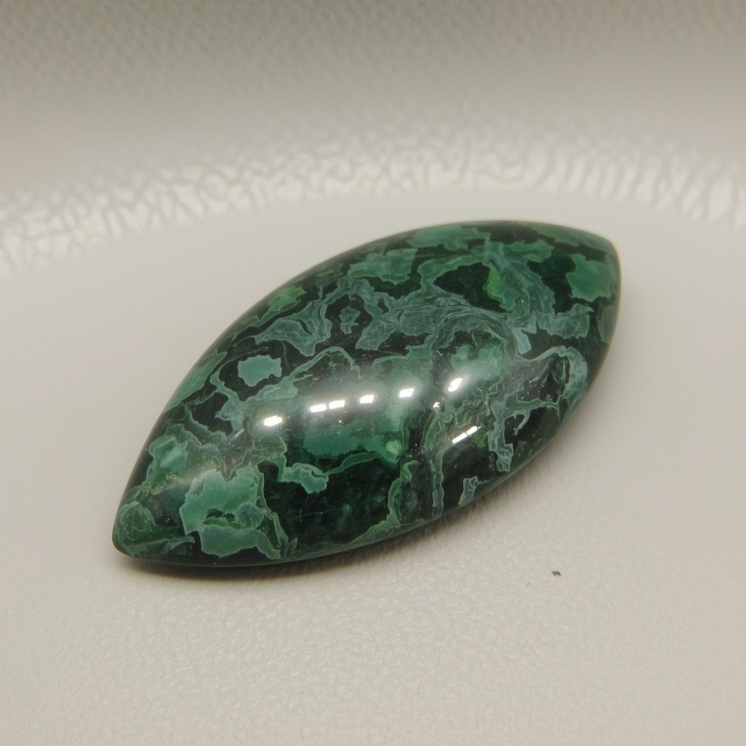 Serpentine 1PC Small 6x12 MM Marquise  Cabochon Green Natural semi Precious Semi Precious Gemstone
