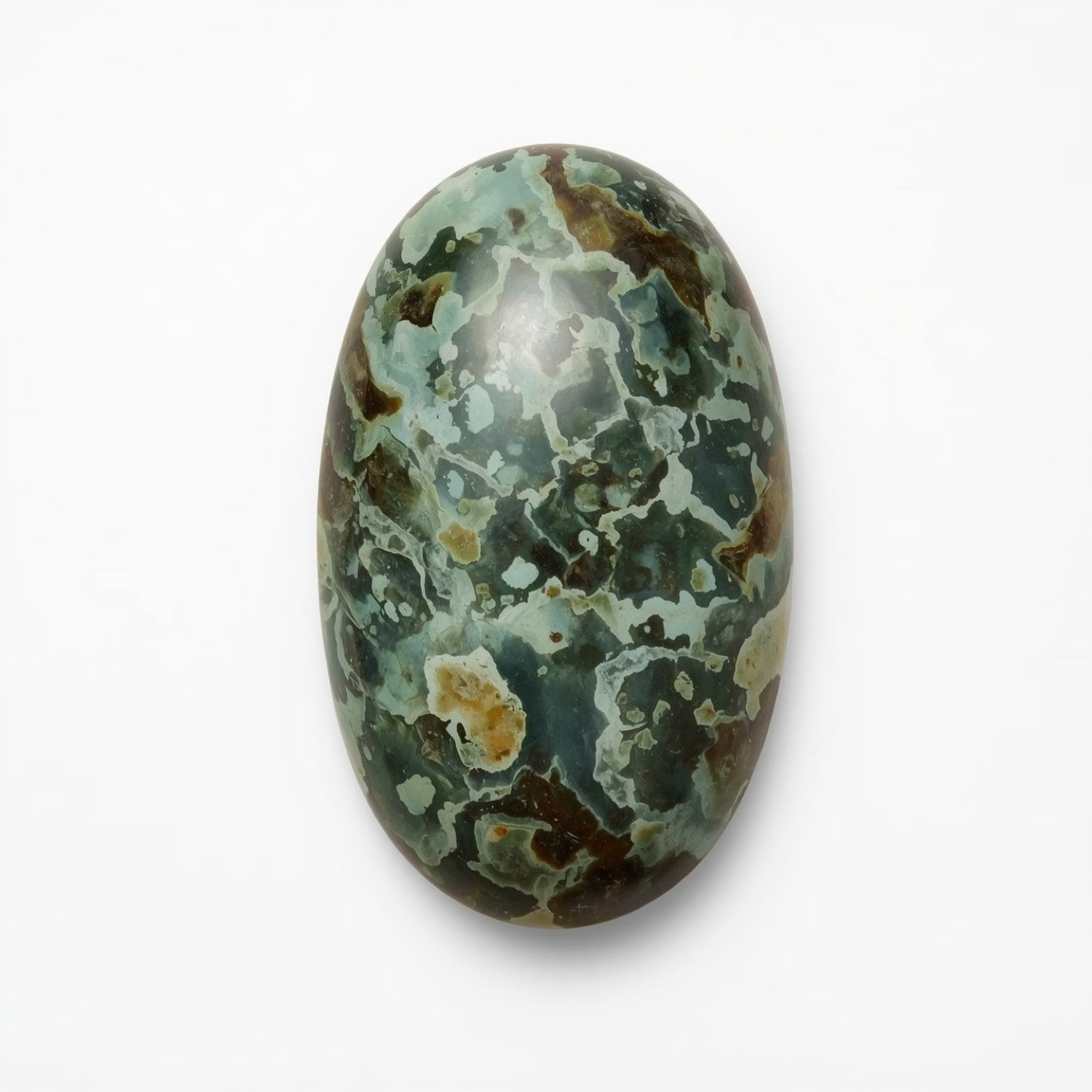 Serpentine 1PC Large 10x12 MM Oval Cabochon Green Fine semi Precious Gems