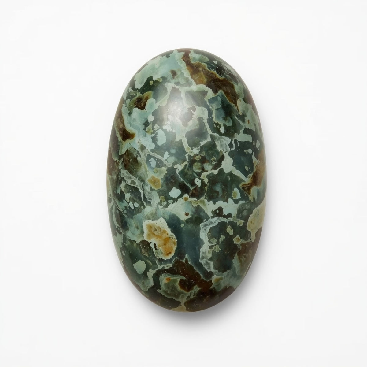 Serpentine 1PC Large 10x12 MM Oval Cabochon Green Fine semi Precious Gems