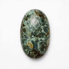 Serpentine 1PC Large 10x12 MM Oval Cabochon Green Fine semi Precious Gems