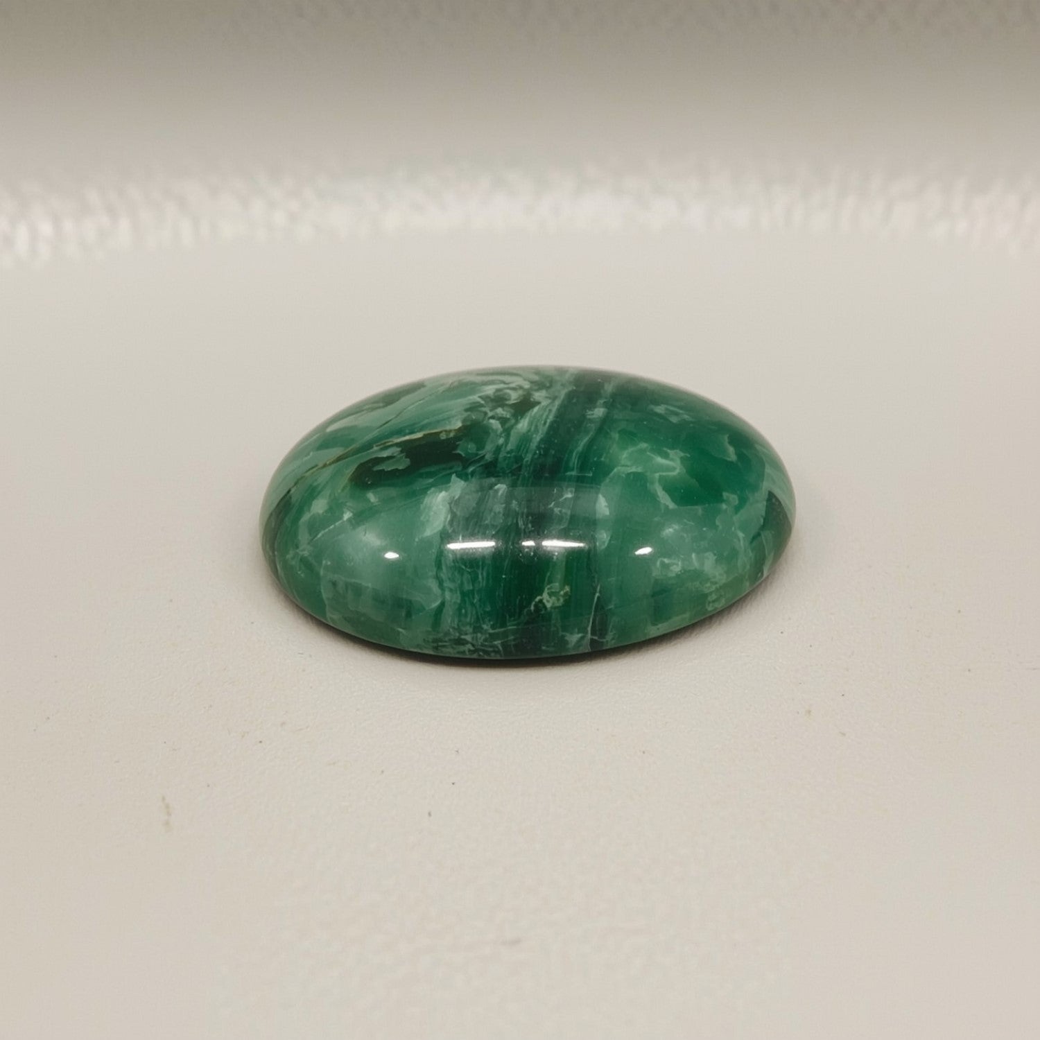 Serpentine 1PC Tiny 5x7 MM Oval Cabochon Green Fiery semi Precious Semi Precious Gemstone Imagen secundaria del producto