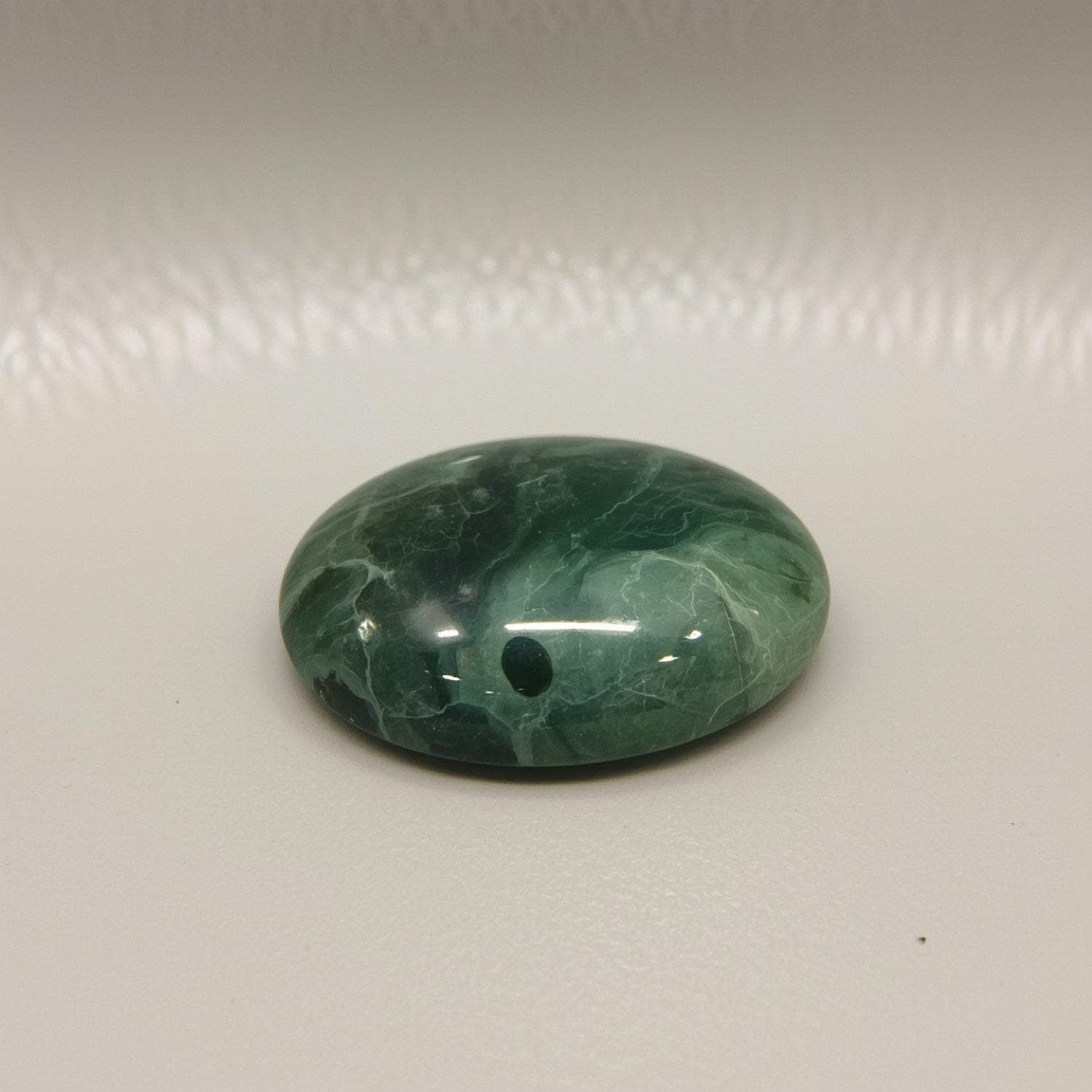 Serpentine 1PC Small 6x8 MM Oval Cabochon Green Brilliant semi Precious Precious Gemstone