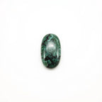 Serpentine 1PC Small 6x9 MM Oval Cabochon Green Sparkling semi Precious Gems