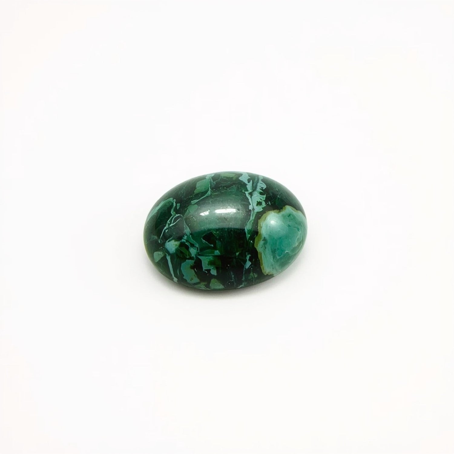 Serpentine 1PC Medium 7x10 MM Oval Cabochon Green Splendid semi Precious Loose Gemstone