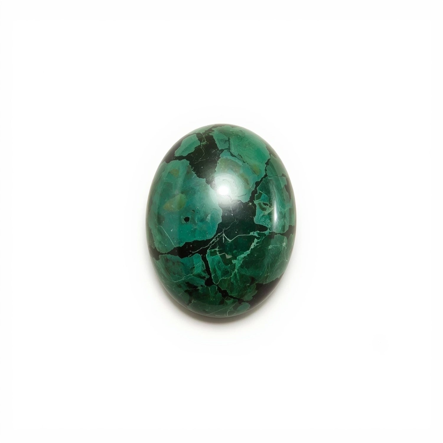 Serpentine 1PC Small 7x9 MM Oval Cabochon Green Polished semi Precious Loose Gems Imagen principal del producto