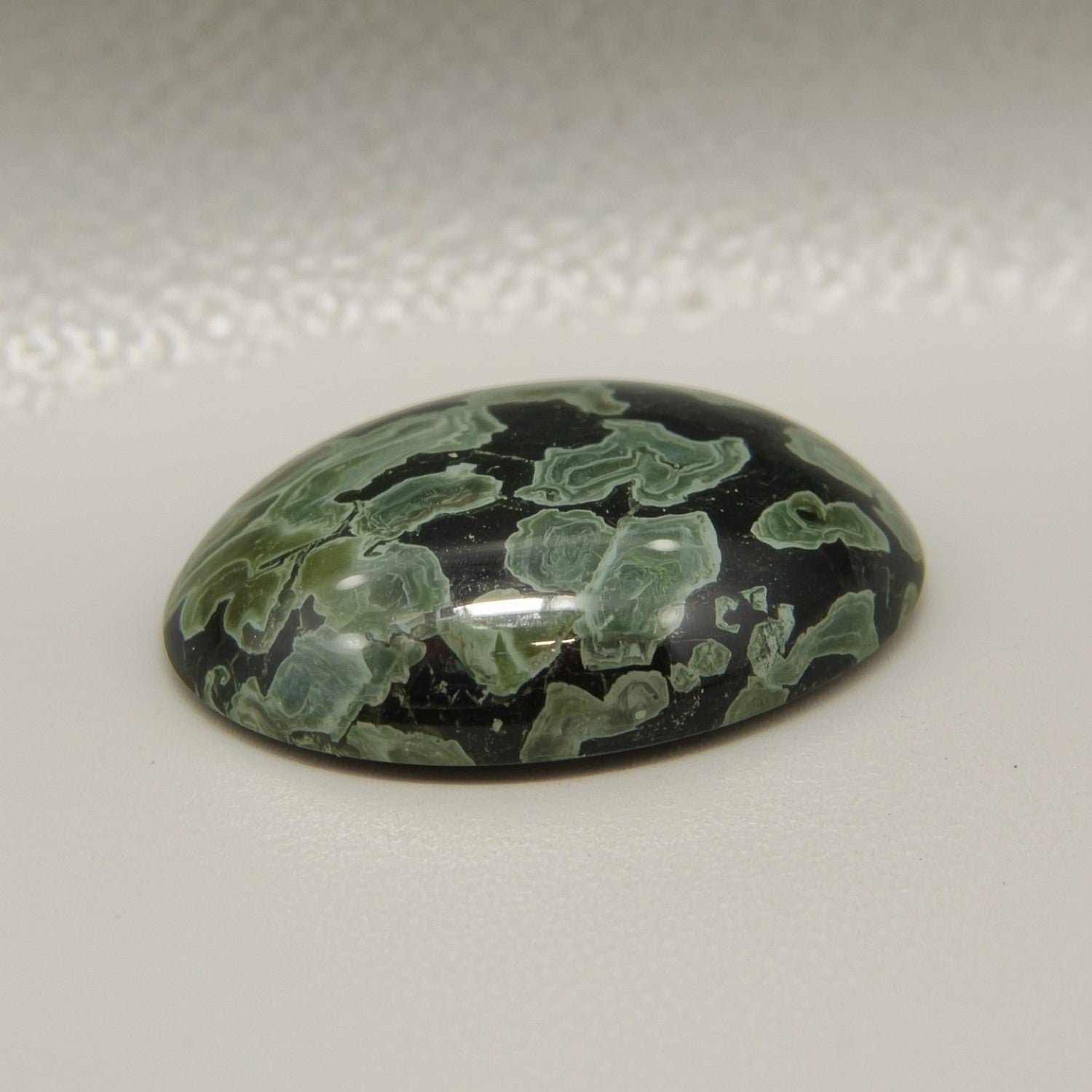 Serpentine 1PC Small 7x9 MM Oval Cabochon Green Polished semi Precious Loose Gems