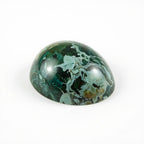 Serpentine 1PC Large 9x11 MM Oval Cabochon Green Lustrous semi Precious Semi Precious Gemstone