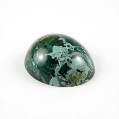 Serpentine 1PC Large 9x11 MM Oval Cabochon Green Lustrous semi Precious Semi Precious Gemstone