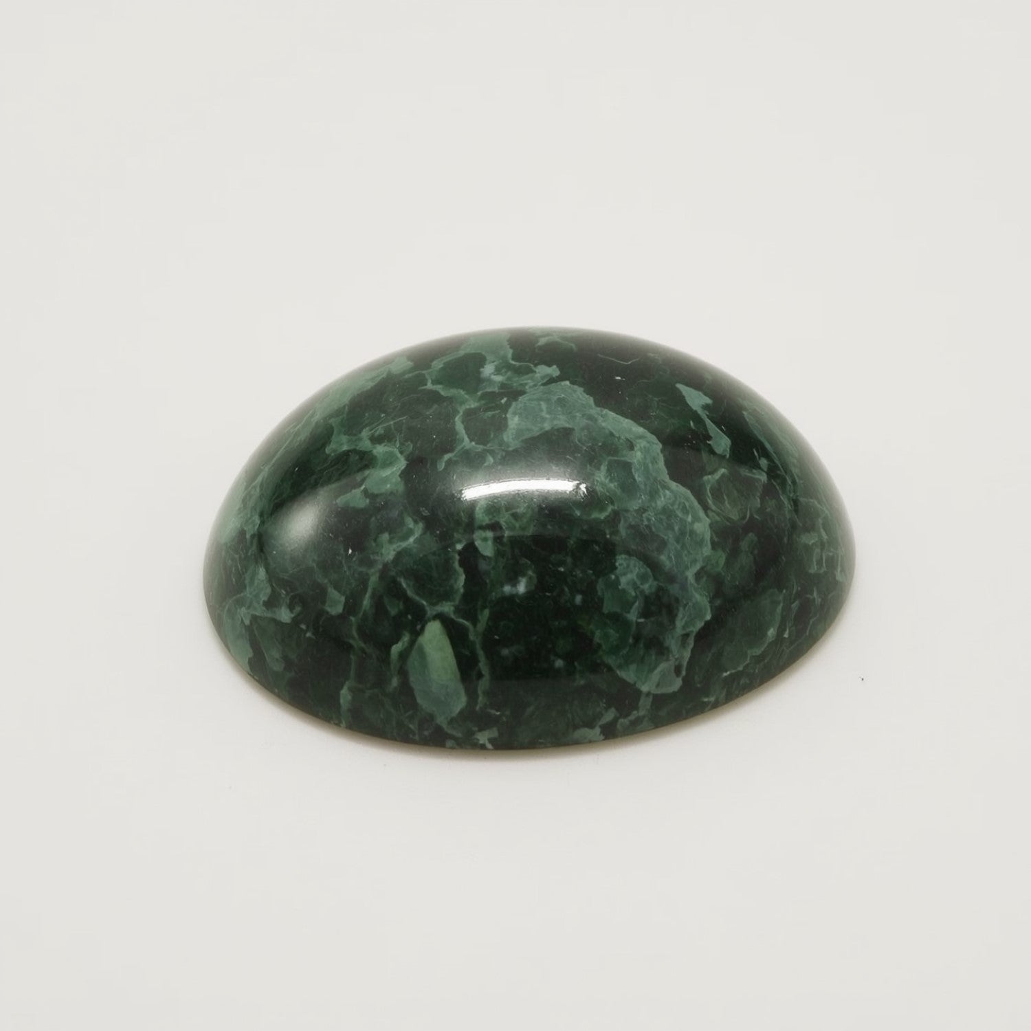 Serpentine 1PC Large 9x11 MM Oval Cabochon Green Lustrous semi Precious Semi Precious Gemstone Imagen secundaria del producto