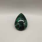 Serpentine 1PC Small 6x9 MM Pear Cabochon Green Shine semi Precious Precious Gemstone