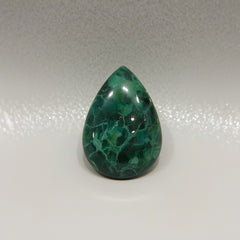 Serpentine 1PC Medium 8x10 MM Pear Cabochon Green Natural semi Precious Loose Gemstone