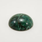 Serpentine 1PC Large 10x10 MM Round Cabochon Green Polished semi Precious Loose Gemstones