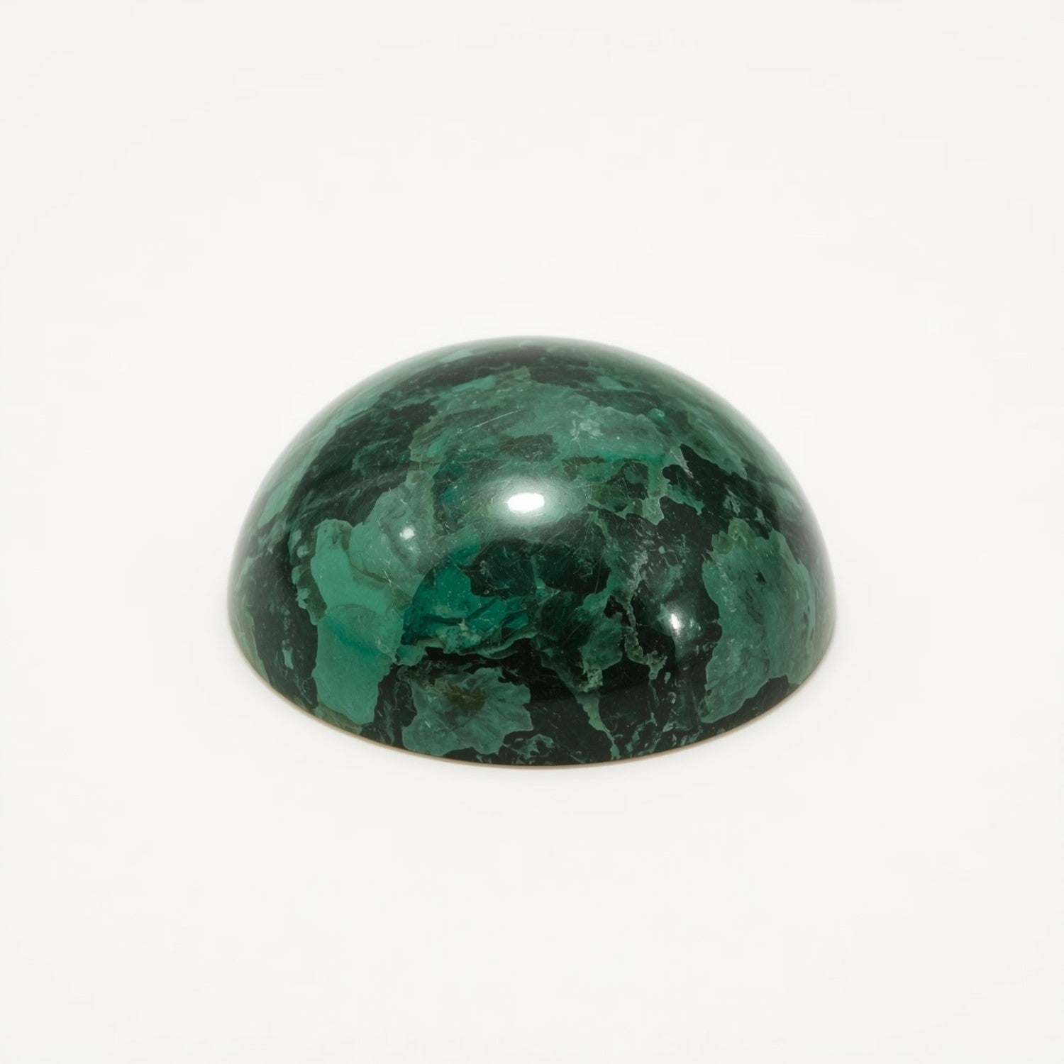 Serpentine 1PC Large 11x11 MM Round Cabochon Green Splendid semi Precious Semi Precious Gemstone